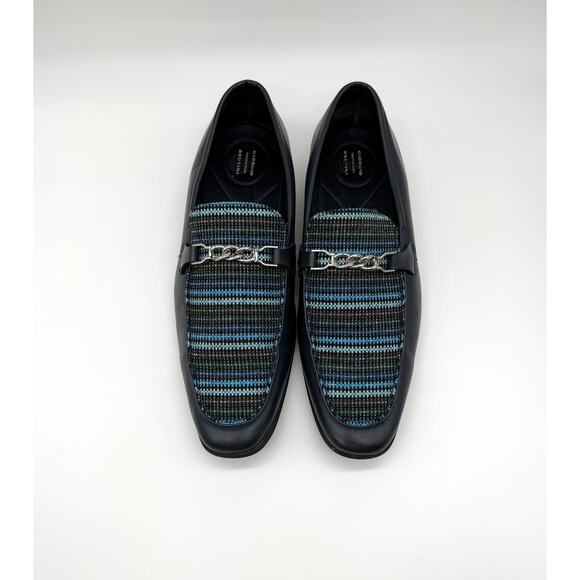 Giorgio Brutini Blue Men\'s Loafers Memory Foam Woven Chain Shoes Size 9M main image 6